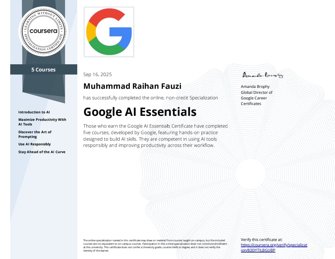 Google AI Essentials