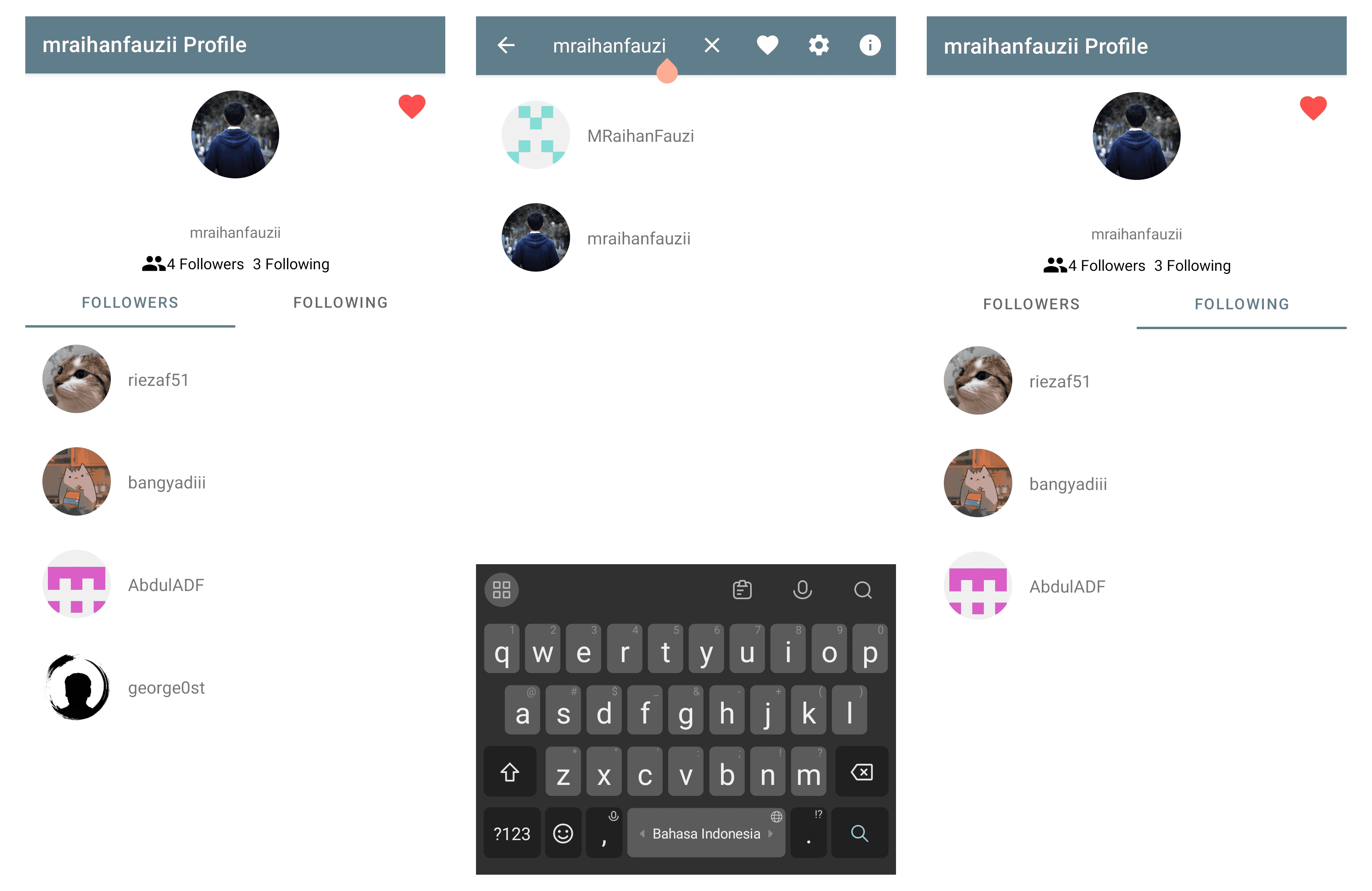 Github API App